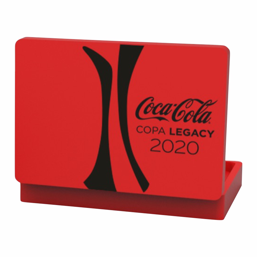 CAJA DE MDF FORRADA DE VINIL ROJO A260321